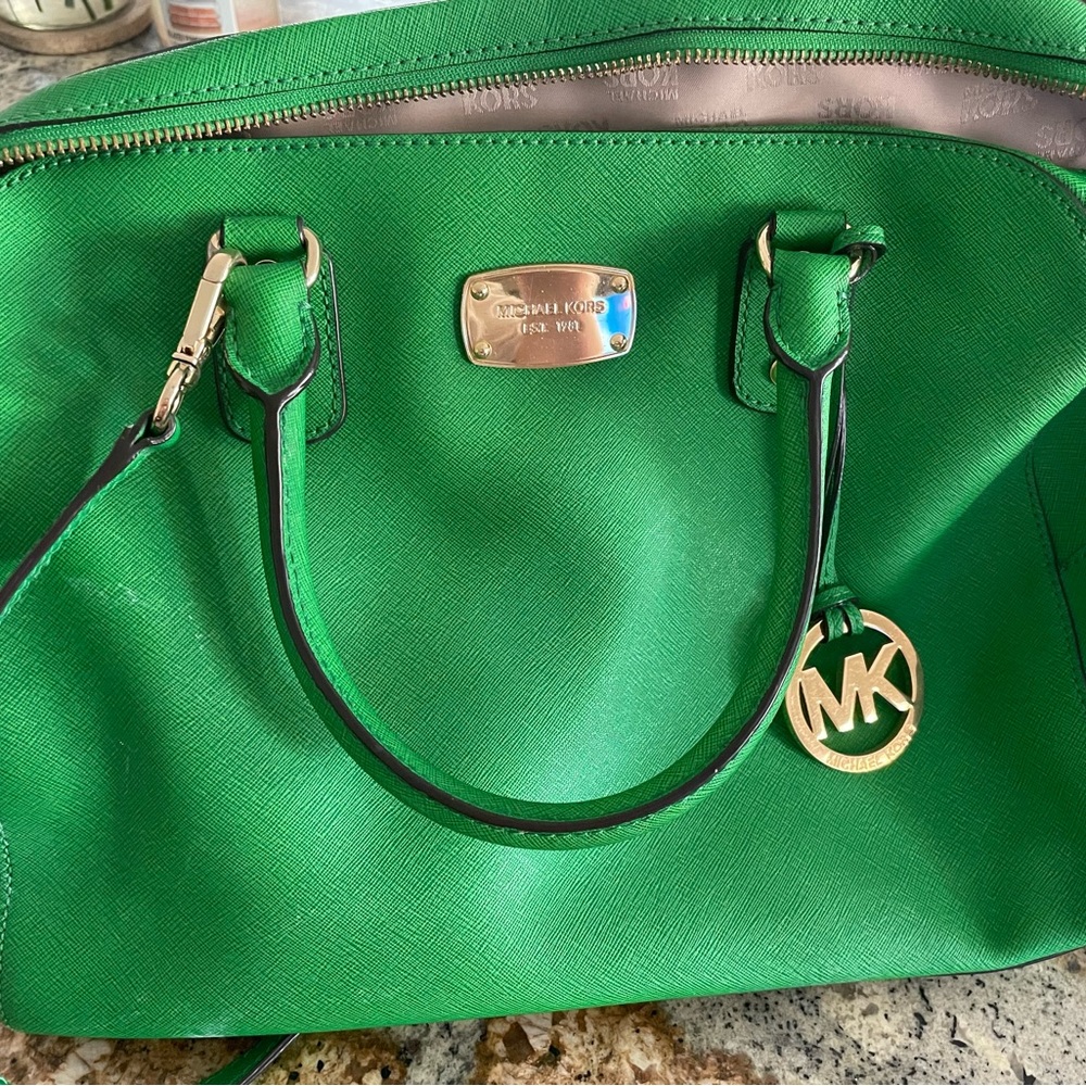 Michael Kors satchel with shoulder strap